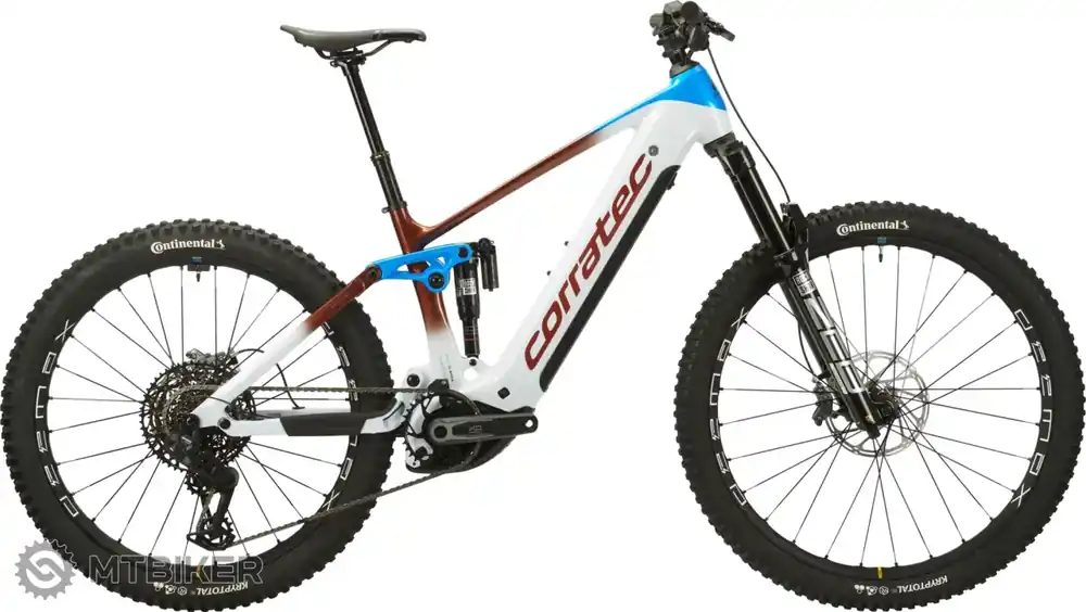 Omezená Nabídka Corratec E-Power RS 160 Factory 29/27.5 elektrokolo, bílá/hnědá/modrá/černá