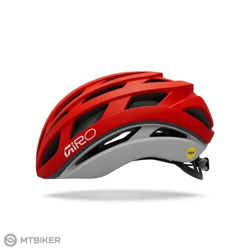 Autentický Giro Helios Spherical helma, mat flame red