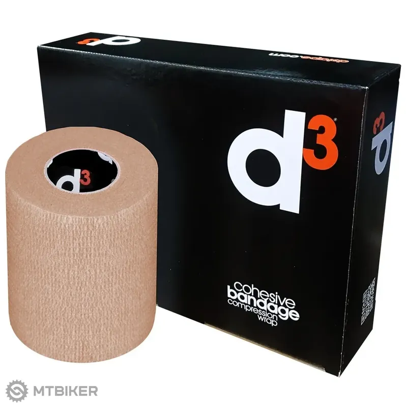 D3 Cohesive samolepící elastická bandáž, 50 mm, beige natural Finální Výprodej