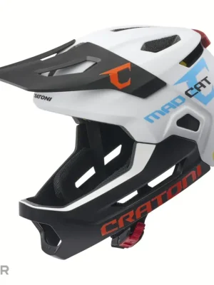 CRATONI MadCat MIPS dětská přilba, white/black matt Nejlepší Cena