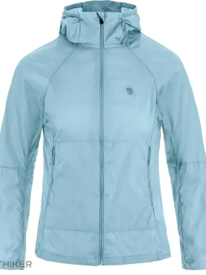 Bezpečná Platba Fjällräven Keb Lätt Wind dámská bunda, breeze blue