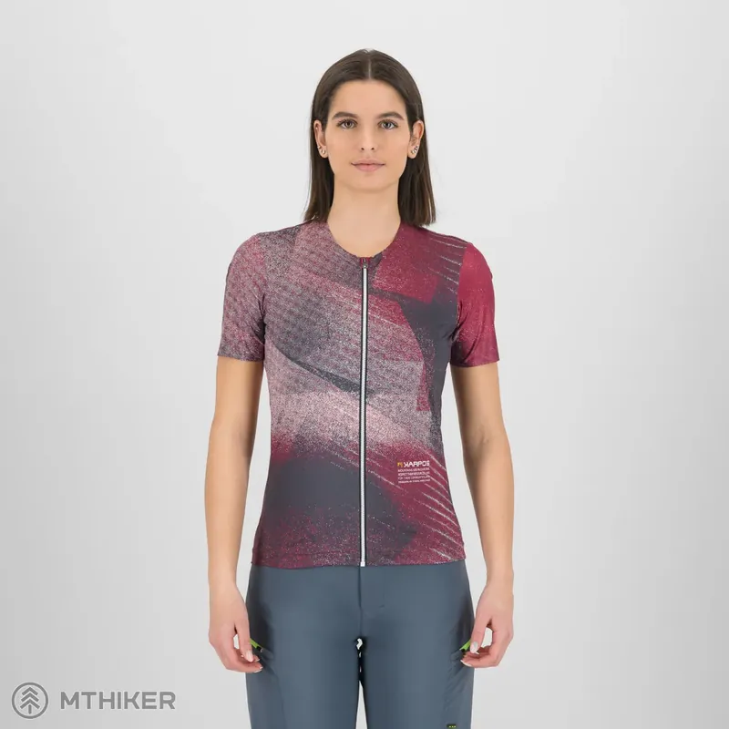 Karpos Sarca dámský dres2, beet red/pristine Bezpečná Platba
