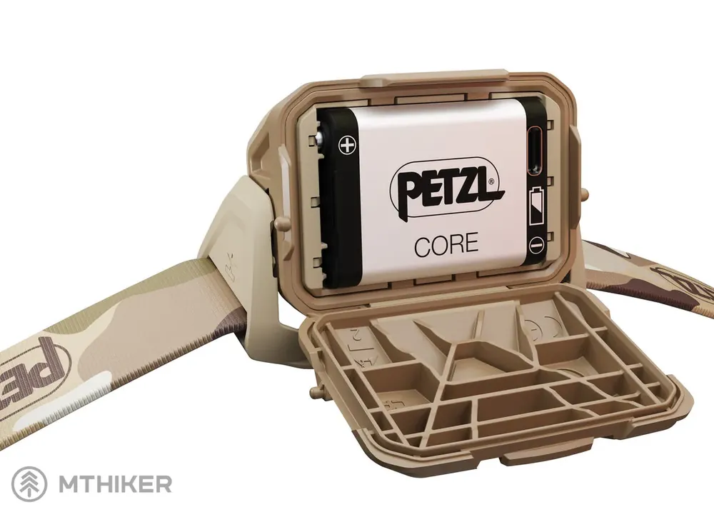 Víkendová Akce Petzl ARIA 1R RGB nabíjecí čelovka, 475 lm, camo
