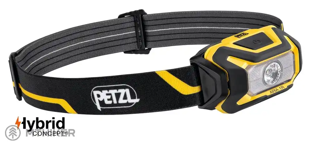 Sezónní Sleva Petzl ARIA 1R nabíjecí čelovka, 475 lm, černá/žlutá