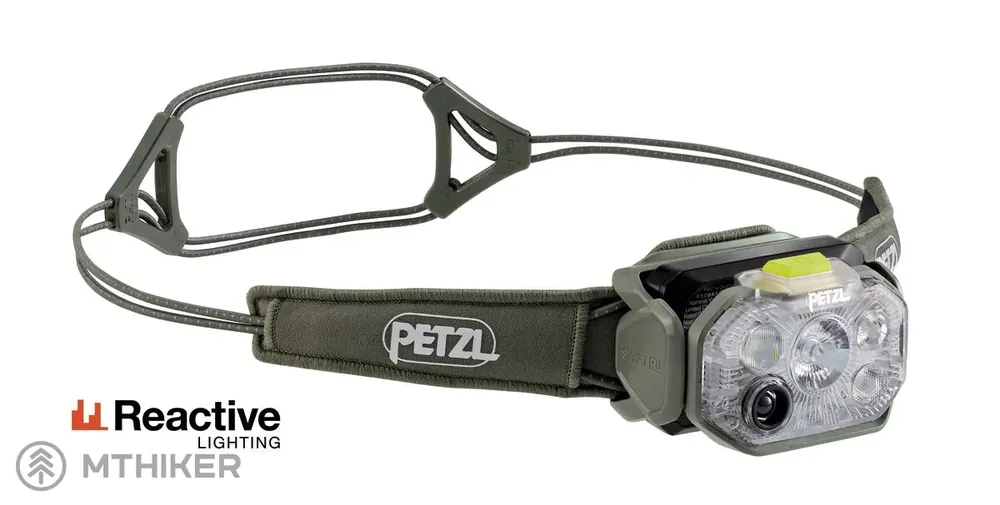 Jen Po Omezenou Doba Petzl SWIFT RL nabíjecí čelovka, 1200 lm, jungle green