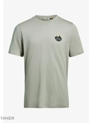 Akce Lundhags Järpen Printed triko, moss grey