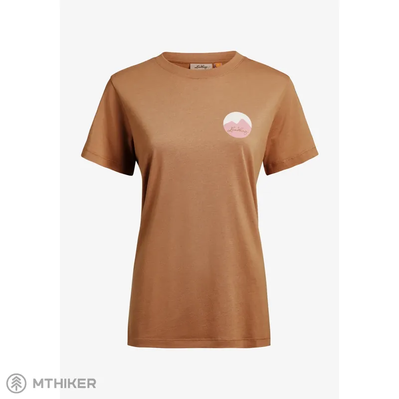 Lundhags Järpen Printed T-Shirt W dámské tričko, hazel Expresní Doručení