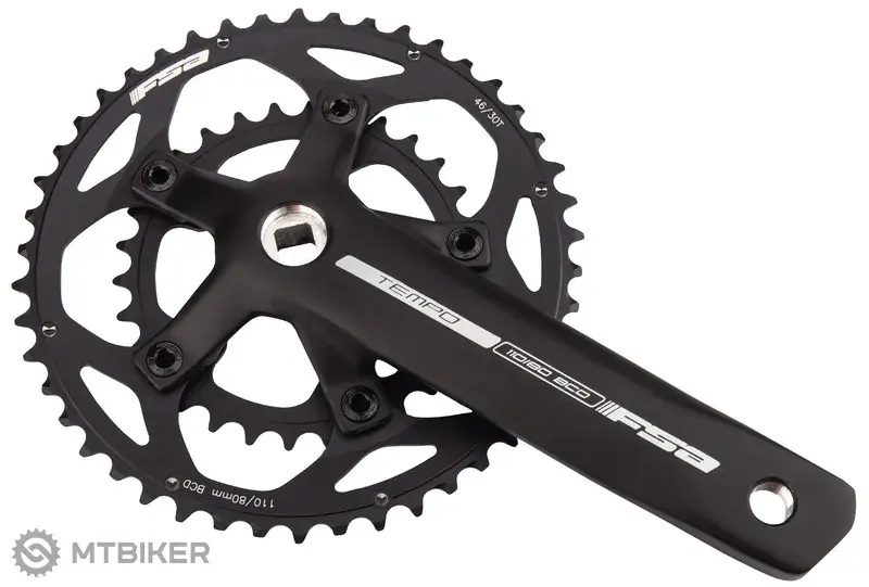 FSA ROAD TEMPO JIS kliky, 172,5 mm, 2x11, 46/30T, bez ložiska Výprodej