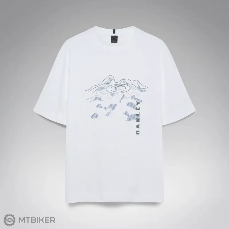 Nejlepší Cena Oakley MTN Ridge tričko, bílá