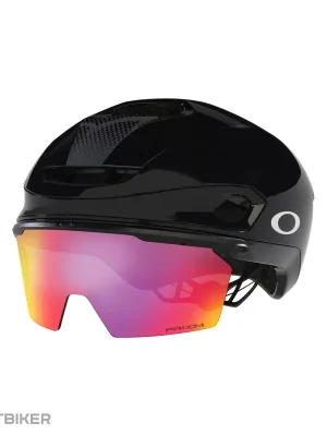 Horká Nabídka Oakley ARO7 Road I.C.E. přilba, black gloss ice ref/prizm red
