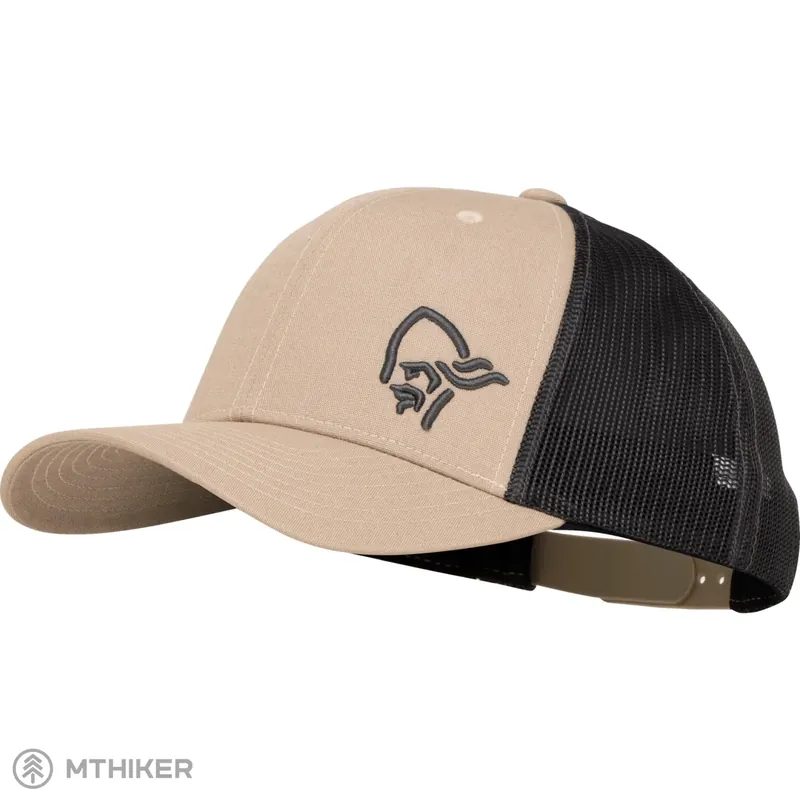 Vysoce Kvalitní Norrøna /29 snap back trucker mesh kšiltovka, oyster gray