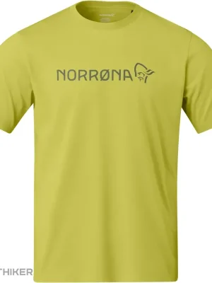 Akce Norrøna /29 cotton Norrøna viking tričko, golden lime