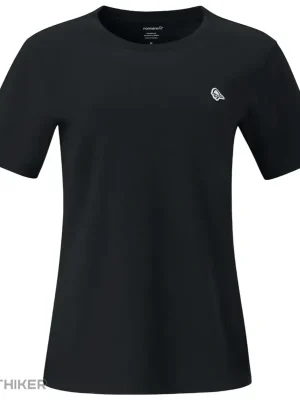 Norrøna /29 cotton viking patch dámské triko, caviar black Akce