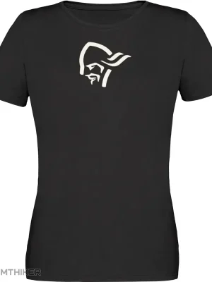 Norrøna /29 cotton viking dámské tričko, caviar black Levný