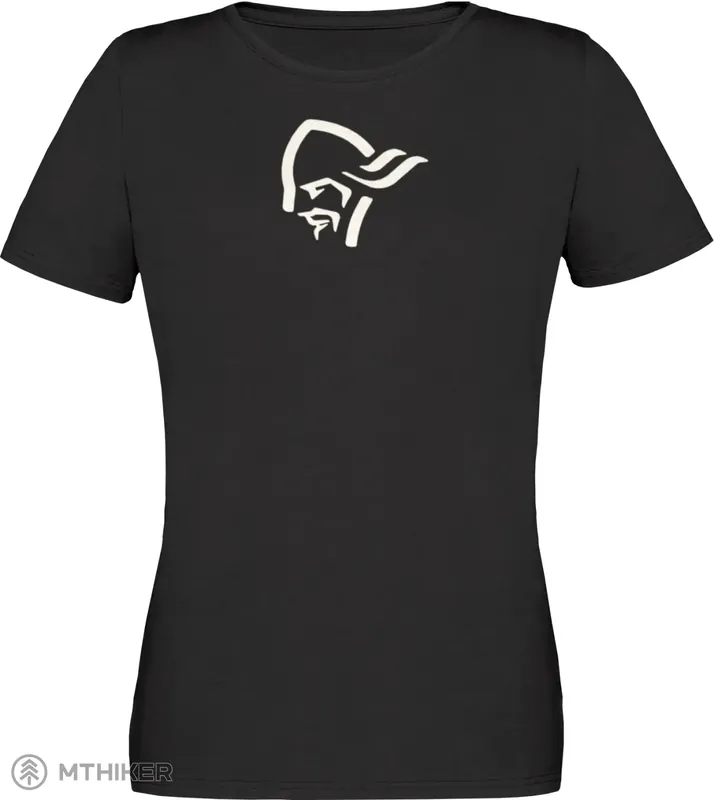 Norrøna /29 cotton viking dámské tričko, caviar black Levný