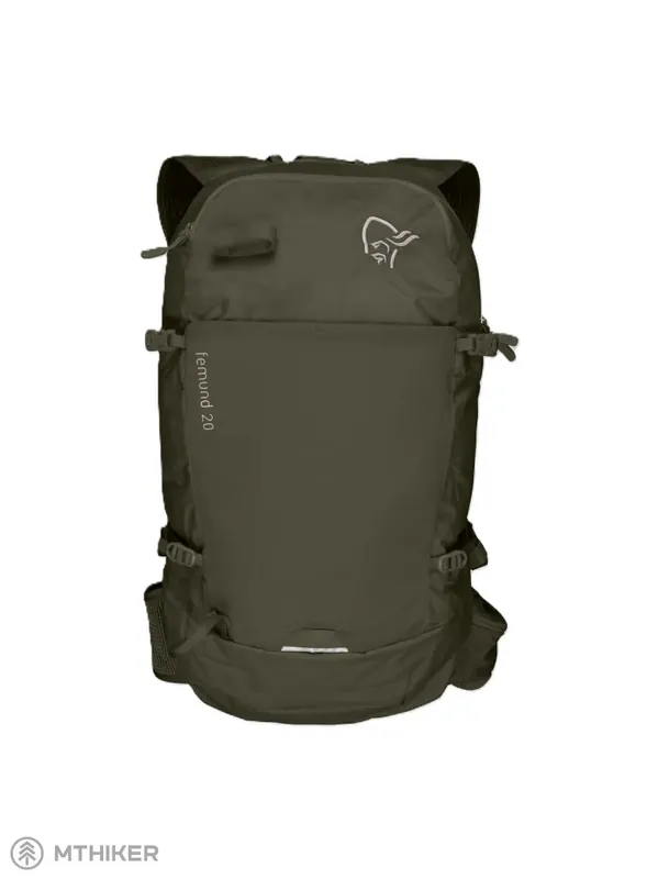 Norrøna femund econyl70 batoh, 20 l, olive night Značkový
