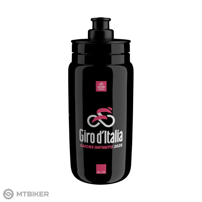 Elite FLY láhev, 550 ml, GIRO D‘ITALIA BLACK MAP 2026 Zlevněný