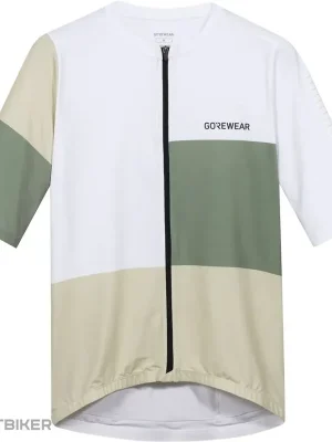 GOREWEAR Swiftride Block dres, white/slate green Nová Kolekce