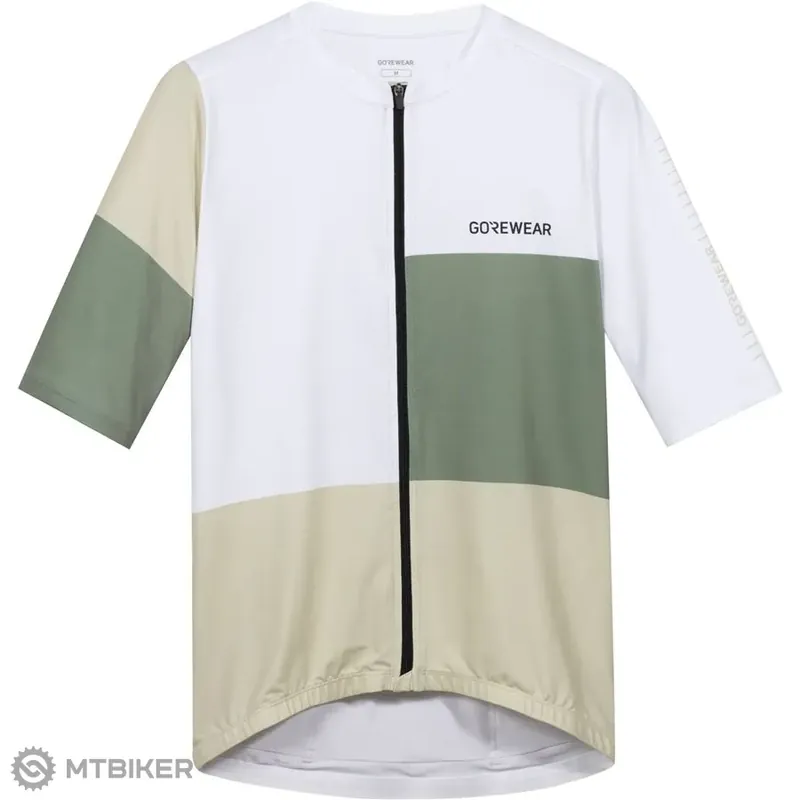 GOREWEAR Swiftride Block dres, white/slate green Nová Kolekce
