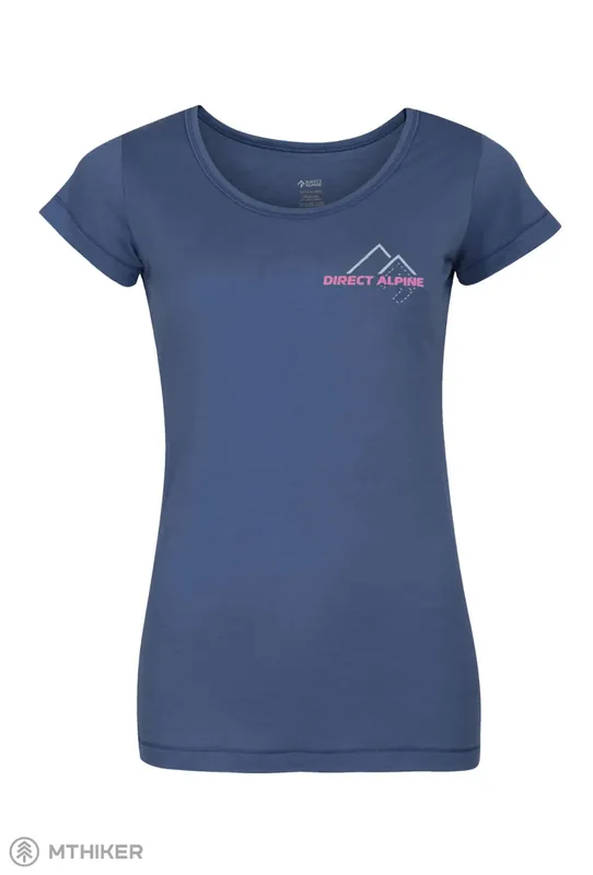 DIRECT ALPINE FURRY LADY 2.0 dámské triko, navy (Simple lines) Sezónní Sleva