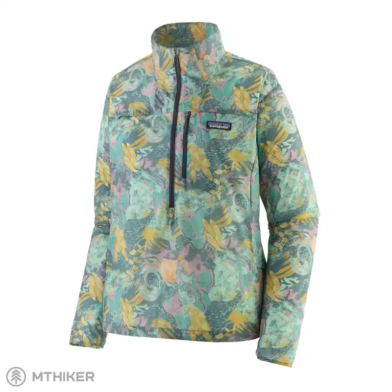 Přímo Od Výrobce Patagonia Houdini Stash 1/2 Zip dámská bunda, moon tripper blue sage