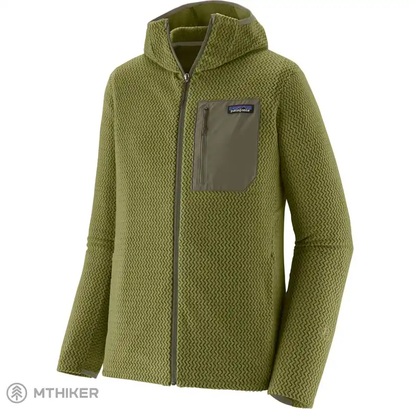 Aktuální Patagonie R1 Air Full-Zip Hoody mikina, caper green