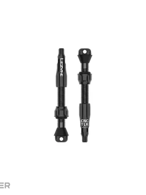 Cenová Bomba Lezyne CNC TLR Valve Pro bezdušové ventilky, 44 mm, černá