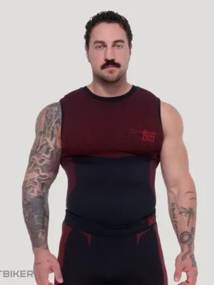 GymBeam OG1 tílko, černá/červená Omezená Nabídka