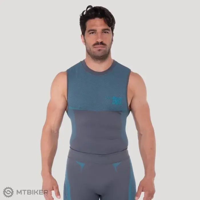 Ihned K Objednání GymBeam OG1 tílko, šedá/modrá
