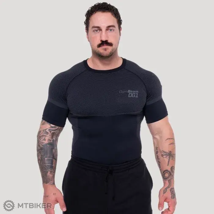 Ihned K Objednání GymBeam OG1 tričko, černá/šedá