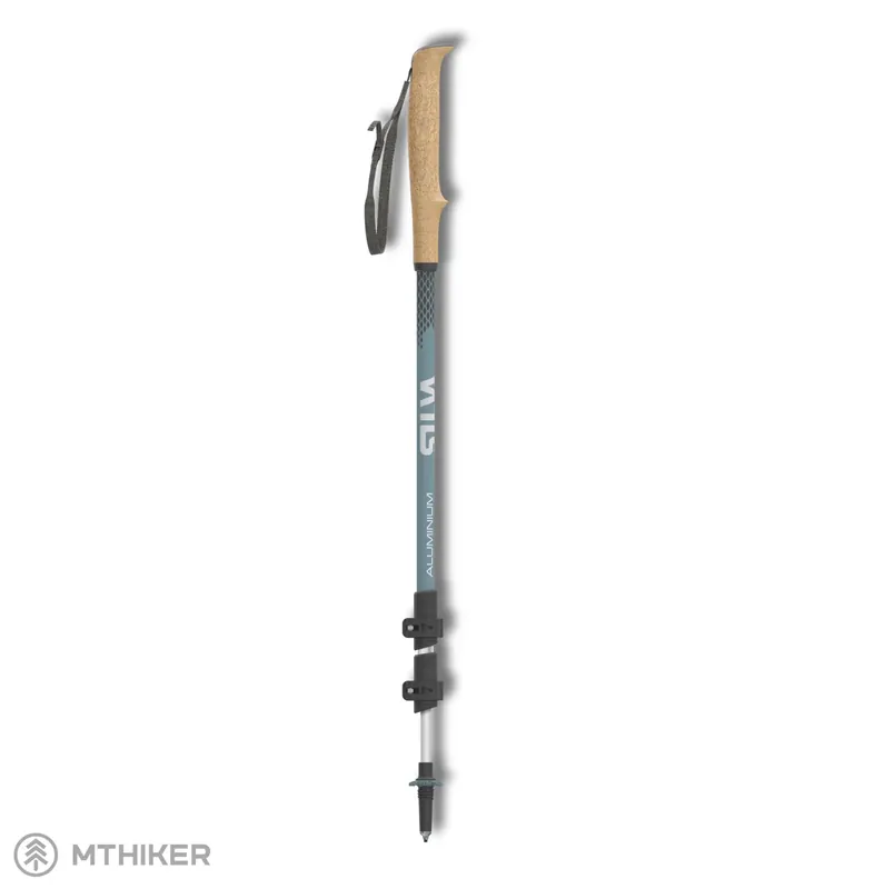 Silva Trekking Aluminium těle hole, 67 - 140 cm, modrá Hit Sezóny