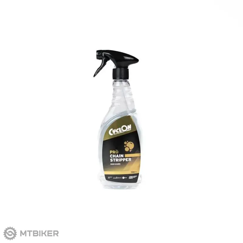 Finální Výprodej Cyclon PRO CHAIN STRIPPER odmašťovač řetězu, rozprašovač, 750 ml