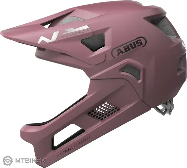ABUS YouDrop FF dětská přilba, blush red Nejlepší Volba