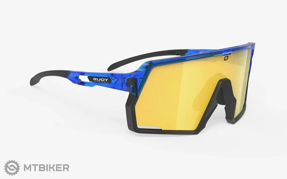 Nová Kolekce Rudy Project Kelion brýle, crystal blue/multilaser yellow