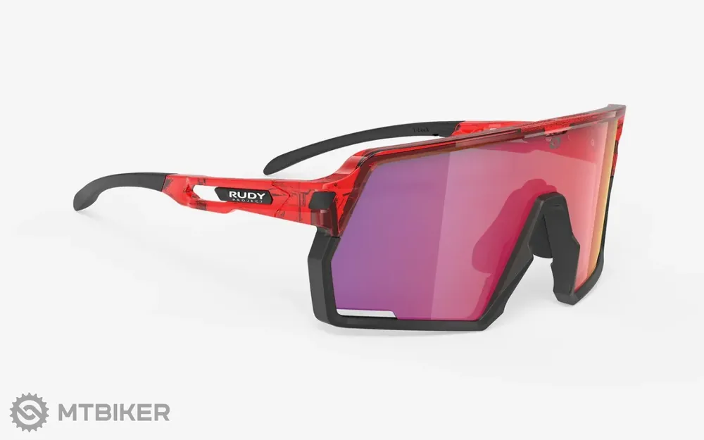 Ověřený Rudy Project Kelion brýle, crystal red/multilaser red