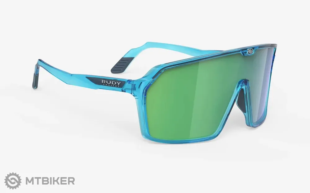 Zlevněný Rudy Project Spinshield brýle, crystal azur/multilaser green