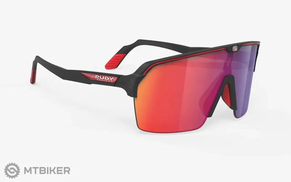 Rychlé Dodání Rudy Project Spinshield Air brýle, black matte/multilaser red