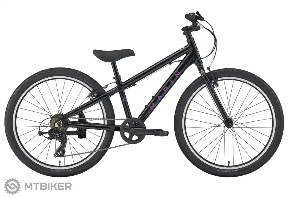 Marin Donky Jr 24 6-speed dětské kolo, černá/fialová Ověřený