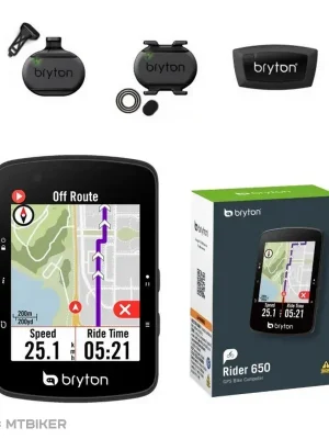 Bryton Rider 650T GPS cyklopočítač + senzory Přímo Od Výrobce