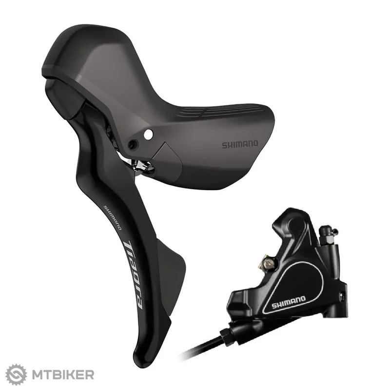 Shimano dual control Tiagra set ST-R4020/BR-RS405 pravý 11k. mech. rad./hydr.brzda Oblíbený