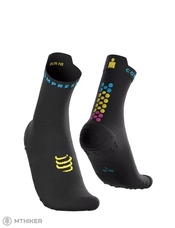 COMPRESSPORT Pro Racing Socks v4.0 Run High Ironman 2026 ponožky, černá Autentický