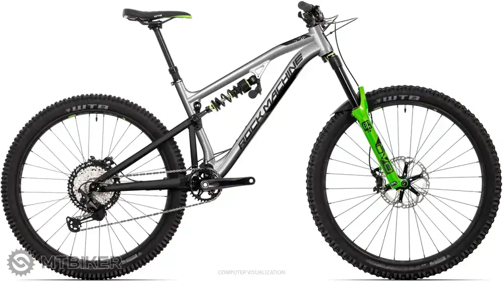 Nová Kolekce Rock Machine Blizzard 90-297 RZ 29/27.5 kolo, gloss silver/black