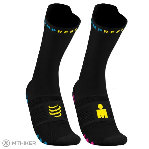 COMPRESSPORT Pro Racing Socks v4.0 Bike Ironman 2026 ponožky, černá Nejlepší Volba