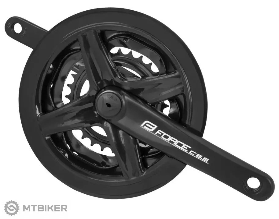 FORCE C 8.5 Al kliky, 175 mm, 48/38/28T, 3x8, čtyřhran shozené z nového kola Odeslání Ihned