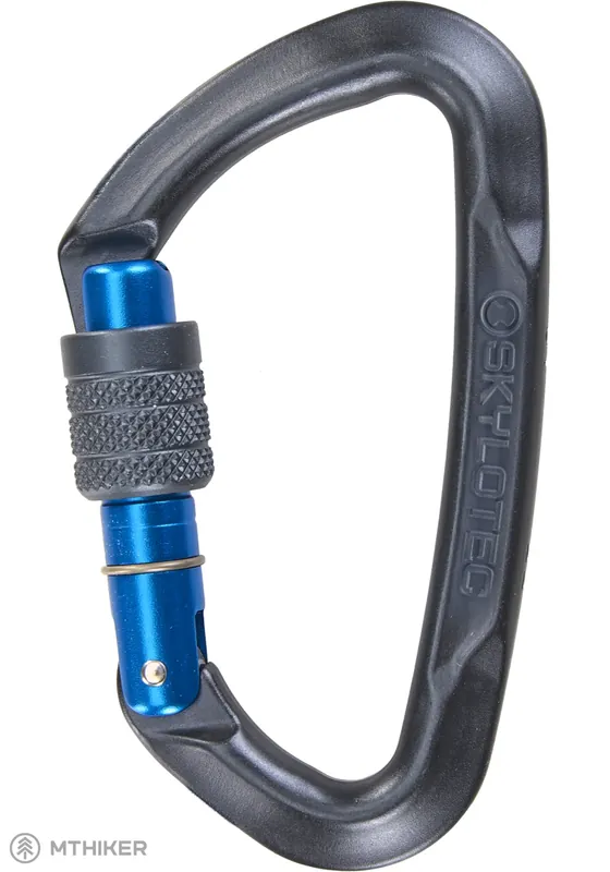 Poslední Šance SKYLOTEC Lime SG Screwgate karabina, anthracite/blue