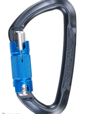 SKYLOTEC Lime WG Twistlock karabina, anthracite/blue Objednat Nyní