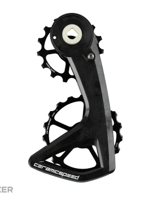 CeramicSpeed ​​OSPW RS 5-Spoke ramínko přehazovačky, SRAM Force E1/Rival E1, černá, s gravírováním Dokud Zásoby Vydrží