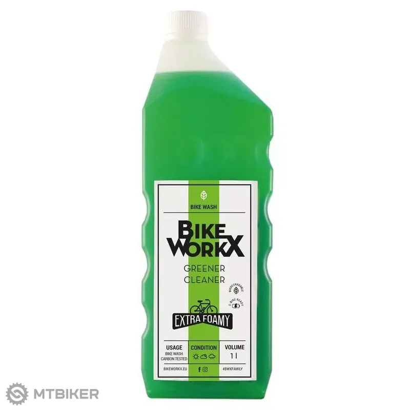 BIKEWORKX Greener čistič, 1 l Přímo Od Výrobce