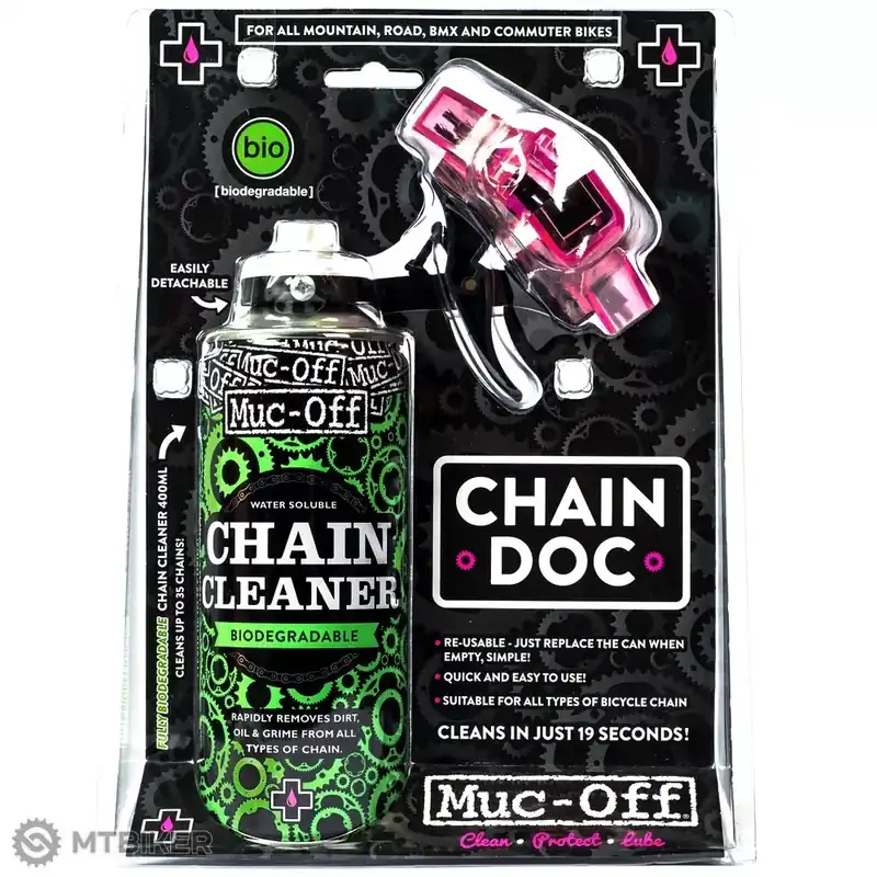 Omezená Nabídka Muc-Off Chain Doc pračka na řetěz + odmašťovač Bio Chain Cleaner