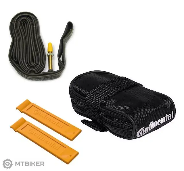 Continental brašna pod sedlo s montpákami a duší, galuskový ventilek 42 mm Časově Omezené
